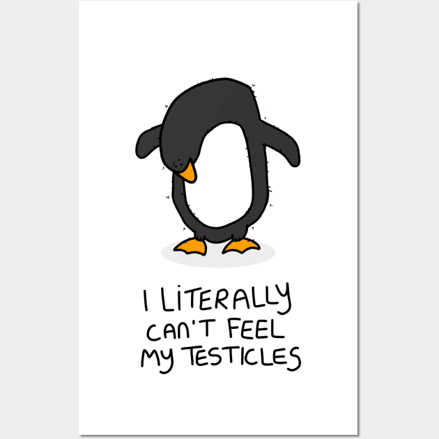 Grumpy Penguin Wall Art by grumpyanimals